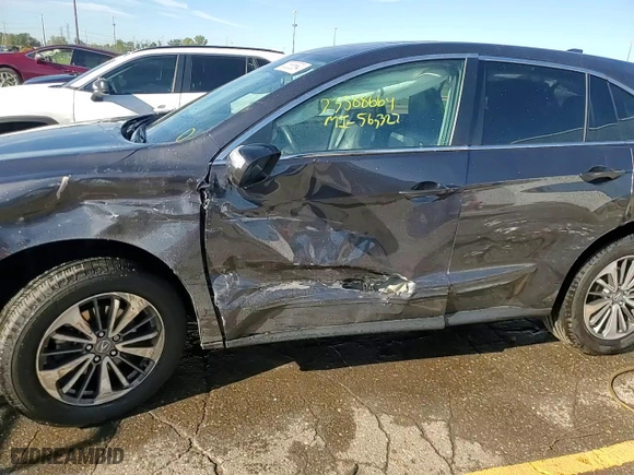 2016 Acura RDX Advance Pkg with VIN 5J8TB4H75GL028287, listed as a Copart auction lot 73588664 with 56,327 mi miles and Clean Title. Bid and sale history available at carsss.com. Image 14.