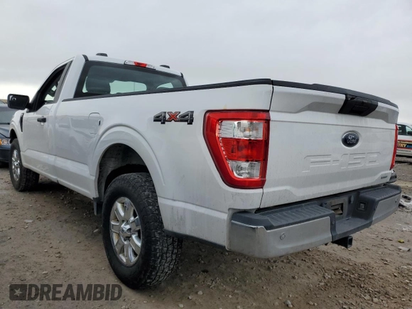 2021 Ford F-150 XL with VIN 1FTMF1EP8MKE68354, listed as a Copart auction lot 84733944 with 97,313 mi miles and Salvage title. Bid and sale history available at DreamBid. Image 2.