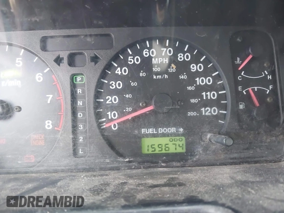 1999 Isuzu Trooper S with VIN JACDJ58X5X7928609, listed as a IAAI auction lot 42098158 with 159,674 mi miles and . Bid and sale history available at DreamBid. Image 7.