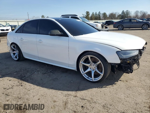 2016 Audi S4 Premium Plus with VIN WAUBGAFL6GA008567, listed as a Copart auction lot 46854325 with 89,533 mi miles and Salvage Title. Bid and sale history available at carsss.com. Image 4.