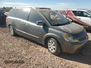 2007 Nissan Quest S with VIN 5N1BV28U47N138436, listed as a Copart auction lot 43546535 with 118,194 mi miles and Salvage Title. Bid and sale history available at carsss.com. Image 4.