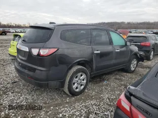 2017 Chevrolet Traverse LS z VIN 1GNKRFED5HJ321204, wystawiony jako Copart lot #44148965 z przebiegiem 90 289 mil mil oraz Szkoda całkowita • Salvage title. Historia ofert i sprzedaży dostępna na DreamBid. Obrazek 3.
