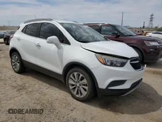 2018 Buick Encore Preferred with VIN KL4CJASB2JB592788, listed as a Copart auction lot 50363145 with 112,630 mi miles and Salvage Title. Bid and sale history available at DreamBid. Image 4.