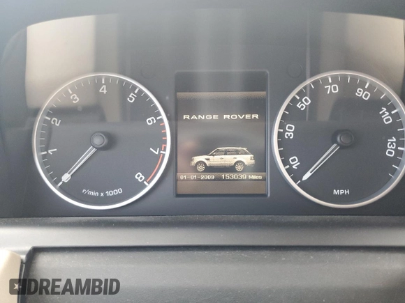 2011 Land Rover Range Rover Sport HSE Lux with VIN SALSK2D4XBA709309, listed as a Copart auction lot 53298035 with 153,039 mi miles and Salvage title. Bid and sale history available at DreamBid. Image 9.
