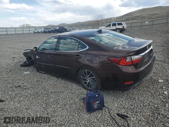 2017 Lexus ES with VIN 58ABK1GG4HU037959, listed as a Copart auction lot 53280735 with 0 mi miles and Salvage Title. Bid and sale history available at carsss.com. Image 2.