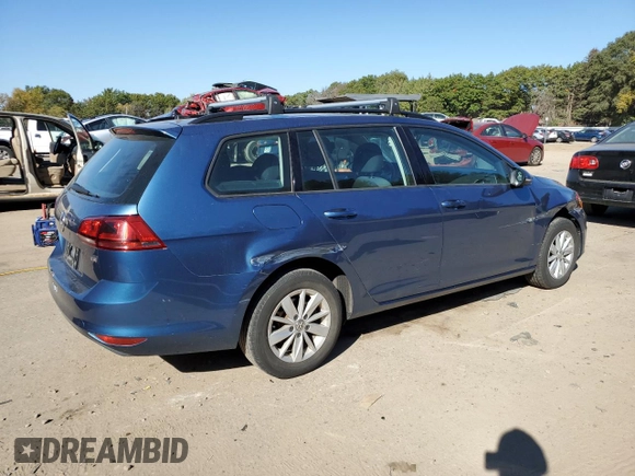 2016 Volkswagen Golf SportWagen TSI S with VIN 3VWC17AU2GM518796, listed as a Copart auction lot 75285994 with 83,535 mi miles and Salvage Title. Bid and sale history available at carsss.com. Image 3.