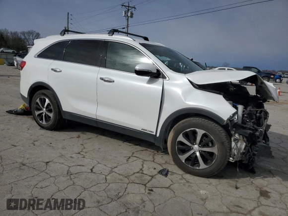 2017 Kia Sorento EX with VIN 5XYPHDA58HG249452, listed as a Copart auction lot 48402245 with Not Provided miles and Salvage Title. Bid and sale history available at DreamBid. Image 4.