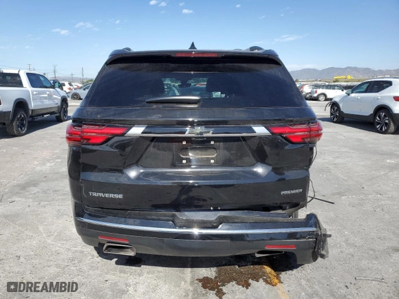 2023 Chevrolet Traverse Premier with VIN 1GNERKKW0PJ209114, listed as a Copart auction lot 47020465 with 15,352 mi miles and Salvage Title. Bid and sale history available at carsss.com. Image 6.