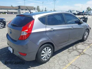 2016 Hyundai Accent SE with VIN KMHCT5AE4GU251193, listed as a IAAI auction lot 42087776 with 188,309 mi miles. Bid and sale history available at carsss.com. Image 4.