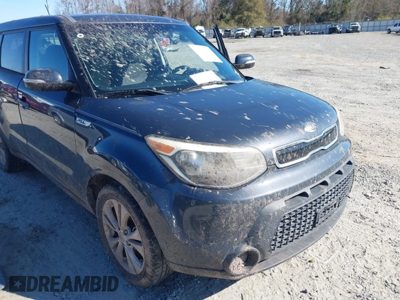 2014 Kia Soul + with VIN KNDJP3A52E7049016, listed as a IAAI auction lot 41145523 with 106,715 mi miles. Bid and sale history available at carsss.com. Image 6.
