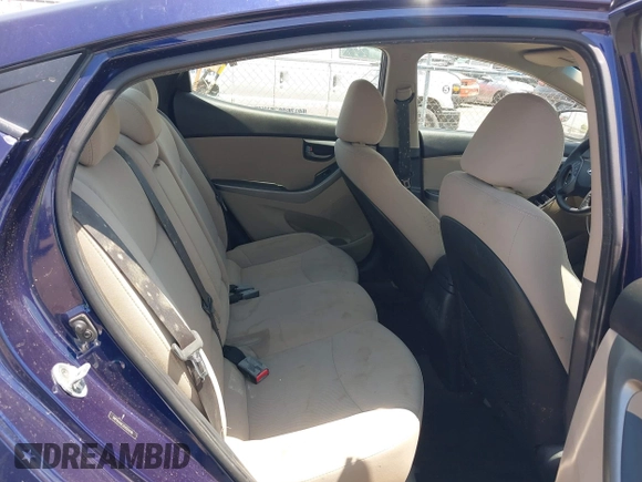 2014 Hyundai Elantra SE with VIN 5NPDH4AE2EH514146, listed as a IAAI auction lot 42054941 with Not Provided miles and . Bid and sale history available at DreamBid. Image 8.