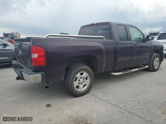 2009 Chevrolet Silverado 1500 LT with VIN 2GCEC29J091124193, listed as a Copart auction lot 41408785 with 158,822 mi miles and Salvage Title. Bid and sale history available at carsss.com. Image 3.
