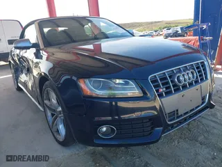 2012 Audi S5 Premium Plus with VIN WAUCGAFH9CN007433, listed as a IAAI auction lot 41250787 with 107,140 mi miles. Bid and sale history available at carsss.com. Image 1.