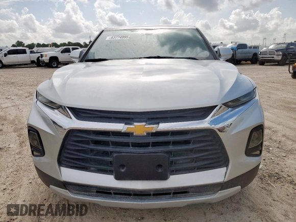2020 Chevrolet Blazer LT with VIN 3GNKBCRSXLS593458, listed as a Copart auction lot 63774995 with 67,101 mi miles and Salvage title. Bid and sale history available at DreamBid. Image 5.