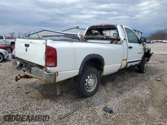 2005 Dodge 2500 ST with VIN 3D7KS26D15G832237, listed as a Copart auction lot 53692635 with Not Provided miles and Salvage Title. Bid and sale history available at carsss.com. Image 3.