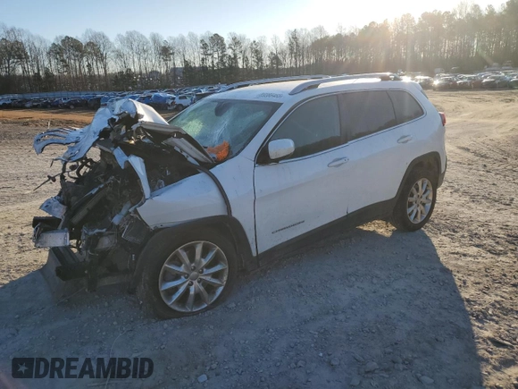 2017 Jeep Cherokee Limited with VIN 1C4PJLDS1HW541639, listed as a Copart auction lot 89288465 with Not Provided miles and Salvage Title. Bid and sale history available at carsss.com. Image 1.