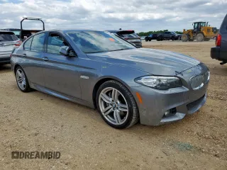 2016 BMW 5 Series 550i xDrive with VIN WBAKP9C51GD981293, listed as a Copart auction lot 60735095 with Not provided miles and Salvage title. Bid and sale history available at DreamBid. Image 4.