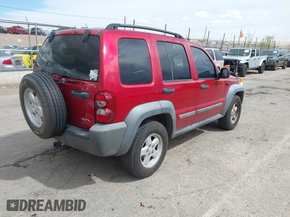 2006 Jeep Liberty Sport with VIN 1J4GL48K56W253527, listed as a IAAI auction lot 42178297 with 136,482 mi miles and . Bid and sale history available at carsss.com. Image 4.