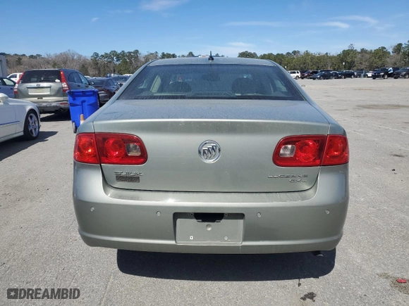 2007 Buick Lucerne V6 CXL with VIN 1G4HD57287U105623, listed as a Copart auction lot 47540025 with 53,943 mi miles and Salvage Title. Bid and sale history available at carsss.com. Image 6.
