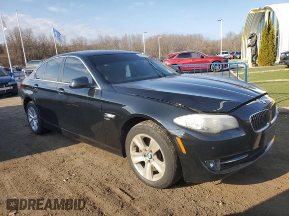 2012 BMW 5 Series 528i xDrive with VIN WBAXH5C54CDW02616, listed as a Copart auction lot 49104255 with 169,360 mi miles and Clean title. Bid and sale history available at DreamBid. Image 4.
