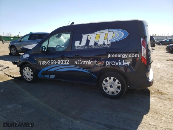 2021 Ford Transit Connect Van XL with VIN NM0LS6E22M1501439, listed as a Copart auction lot 76339604 with 67,388 mi miles and Salvage Title. Bid and sale history available at carsss.com. Image 2.