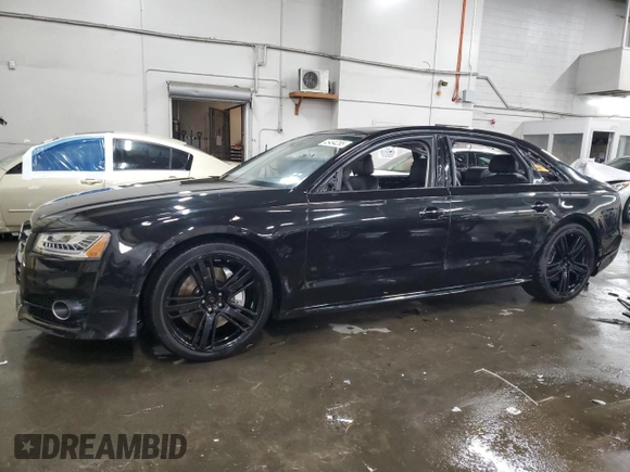 2016 Audi A8 L 4.0T Sport with VIN WAU43AFD1GN021393, listed as a Copart auction lot 45494265 with 73,770 mi miles and Salvage Title. Bid and sale history available at carsss.com. Image 1.