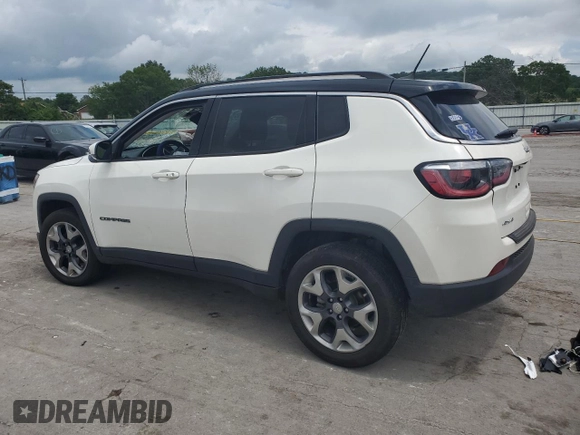 2019 Jeep Compass High Altitude z VIN 3C4NJDCB9KT754494, wystawiony jako Copart lot #63302005 z przebiegiem 82 620 mil mil oraz Szkoda całkowita • Salvage title. Historia ofert i sprzedaży dostępna na DreamBid. Obrazek 2.