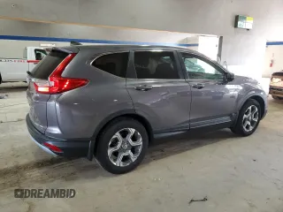 2018 Honda CR-V EX with VIN 7FARW1H54JE033599, listed as a Copart auction lot 49960125 with 69,956 mi miles and Salvage Title. Bid and sale history available at DreamBid. Image 3.