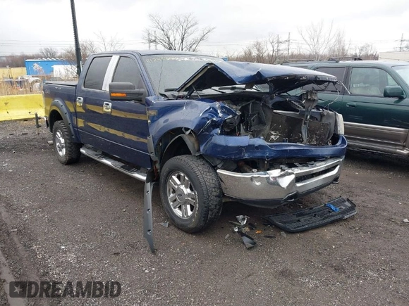2008 Ford F-150 XLT with VIN 1FTPW14528FB49009, listed as a IAAI auction lot 41795307 with 147,334 mi miles and . Bid and sale history available at DreamBid. Image 1.