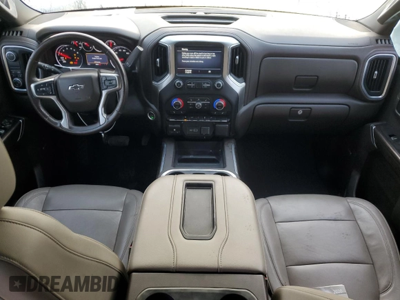 2020 Chevrolet Silverado 1500 RST with VIN 3GCPWDET0LG435690, listed as a Copart auction lot 75741874 with 48,581 mi miles and Salvage Title. Bid and sale history available at DreamBid. Image 8.