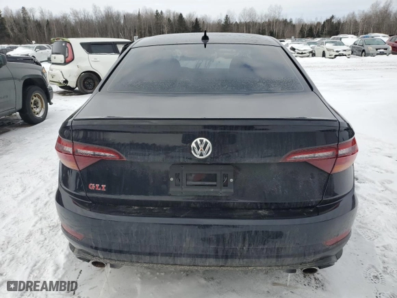 2019 Volkswagen Jetta GLI S with VIN 3VW5T7BU1KM189521, listed as a Copart auction lot 46860305 with 50,255 mi miles and Salvage Title. Bid and sale history available at carsss.com. Image 6.
