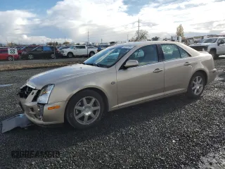 2005 Cadillac STS with VIN 1G6DC67A850173852, listed as a Copart auction lot 80247364 with 45,309 mi miles and Salvage Title. Bid and sale history available at carsss.com. Image 1.
