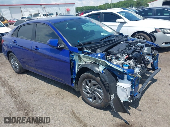 2024 Hyundai Elantra SEL with VIN KMHLM4DG8RU770920, listed as a IAAI auction lot 42191038 with 5,818 mi miles and . Bid and sale history available at DreamBid. Image 1.