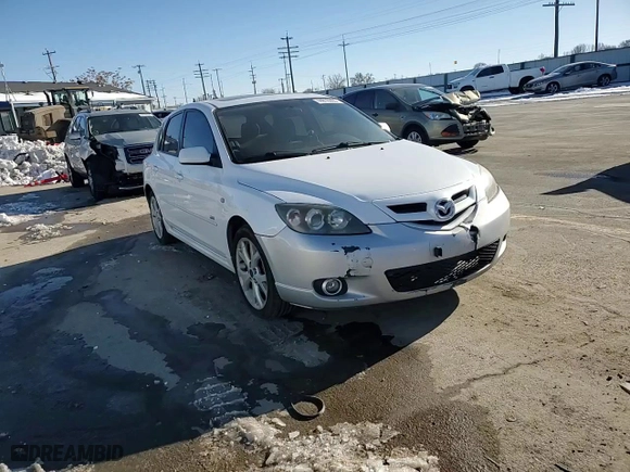 2008 Mazda Mazda3 s Sport with VIN JM1BK343X81147831, listed as a Copart auction lot 44816355 with 207,911 mi miles and Salvage Title. Bid and sale history available at carsss.com. Image 10.
