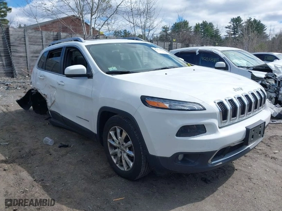 2015 Jeep Cherokee Limited with VIN 1C4PJMDS1FW615564, listed as a IAAI auction lot 42012574 with 103,915 mi miles. Bid and sale history available at carsss.com. Image 1.