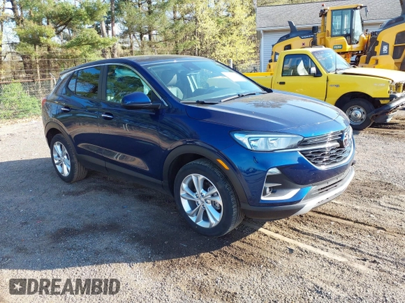 2023 Buick Encore GX Preferred with VIN KL4MMBS22PB002597, listed as a IAAI auction lot 42083216 with 11,172 mi miles and . Bid and sale history available at DreamBid. Image 1.