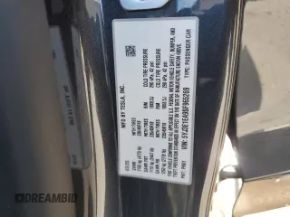 2025 Tesla Model 3 Long Range with VIN 5YJ3E1EA9SF965269, listed as a Copart auction lot 58576425 with Not provided miles and Salvage title. Bid and sale history available at DreamBid. Image 12.