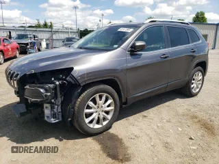 2016 Jeep Cherokee Limited z VIN 1C4PJMDS8GW104905, wystawiony jako Copart lot #55747095 z przebiegiem 114 528 mil mil oraz Szkoda całkowita • Salvage title. Historia ofert i sprzedaży dostępna na DreamBid. Obrazek 1.