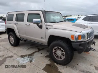 2006 Hummer H3 with VIN 5GTDN136968257640, listed as a Copart auction lot 74753394 with Not Provided miles and Salvage Title. Bid and sale history available at DreamBid. Image 4.