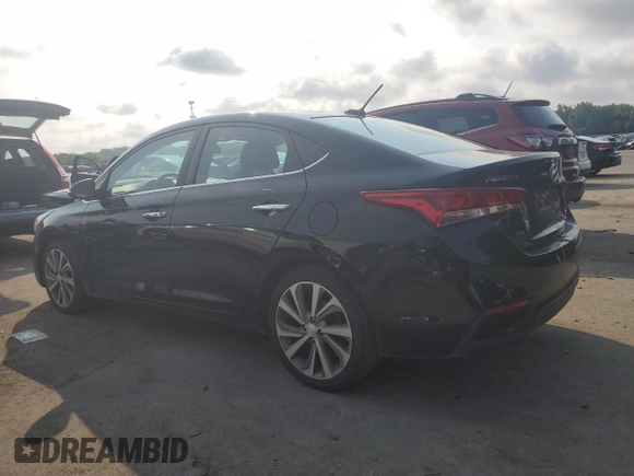 2021 Hyundai Accent Limited with VIN 3KPC34A63ME135646, listed as a Copart auction lot 65554694 with 157,466 mi miles and Salvage Title. Bid and sale history available at carsss.com. Image 2.