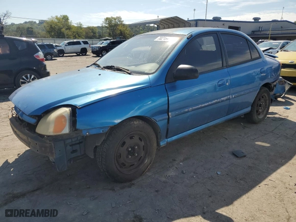 2005 Kia Rio with VIN KNADC125656397268, listed as a Copart auction lot 70216414 with 140,500 mi miles and Salvage Title. Bid and sale history available at carsss.com. Image 1.