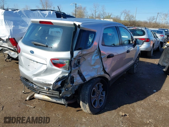 2020 Ford EcoSport S with VIN MAJ6S3FL3LC313897, listed as a IAAI auction lot 41863286 with 29,241 mi miles and . Bid and sale history available at DreamBid. Image 4.