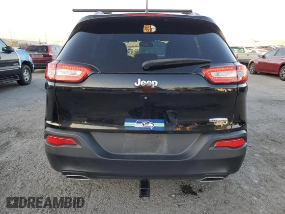 2018 Jeep Cherokee Latitude Plus with VIN 1C4PJLLX3JD580442, listed as a Copart auction lot 77999834 with 77,190 mi miles and Salvage Title. Bid and sale history available at carsss.com. Image 6.