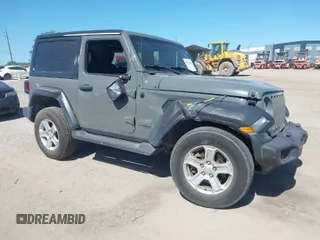 2020 Jeep Wrangler Sport S с VIN 1C4GJXAN4LW208110, выставлен на аукционе IAAI как лот 41811650 с пробегом 48 623 миль миль и . История ставок и продаж доступна на DreamBid. Изображение 1.