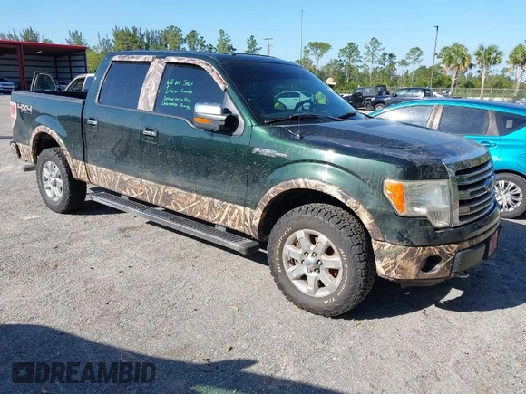 2013 Ford F-150 XL with VIN 1FTFW1EF3DFC91740, listed as a IAAI auction lot 41846989 with 152,912 mi miles. Bid and sale history available at carsss.com. Image 1.