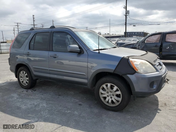 2006 Honda CR-V EX SE with VIN JHLRD789X6C051121, listed as a Copart auction lot 53574175 with 283,274 mi miles and Salvage Title. Bid and sale history available at carsss.com. Image 4.