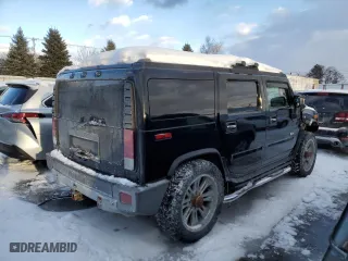 2008 Hummer H2 SUV with VIN 5GRGN23898H105094, listed as a Copart auction lot 45150195 with 146,159 mi miles and Salvage Title. Bid and sale history available at carsss.com. Image 3.
