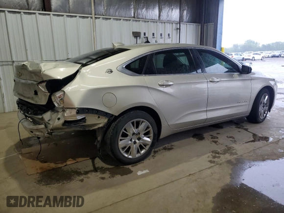 2015 Chevrolet Impala LS with VIN 2G11X5SLXF9104300, listed as a Copart auction lot 58166895 with 109,610 mi miles and Salvage title. Bid and sale history available at DreamBid. Image 3.