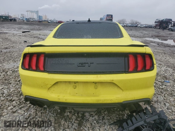 2021 Ford Mustang GT z VIN 1FA6P8CF7M5108554, wystawiony jako Copart lot #47706165 z przebiegiem 44 841 mil mil oraz Szkody całkowita. Historia ofert i sprzedaży dostępna na DreamBid. Obrazek 6.