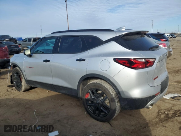 2020 Chevrolet Blazer LT z VIN 3GNKBCRS2LS689889, wystawiony jako Copart lot #48280455 z przebiegiem 58 428 mil mil oraz Szkoda całkowita • Salvage title. Historia ofert i sprzedaży dostępna na DreamBid. Obrazek 2.